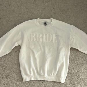 Gildan White BRIDE Sweatshirt